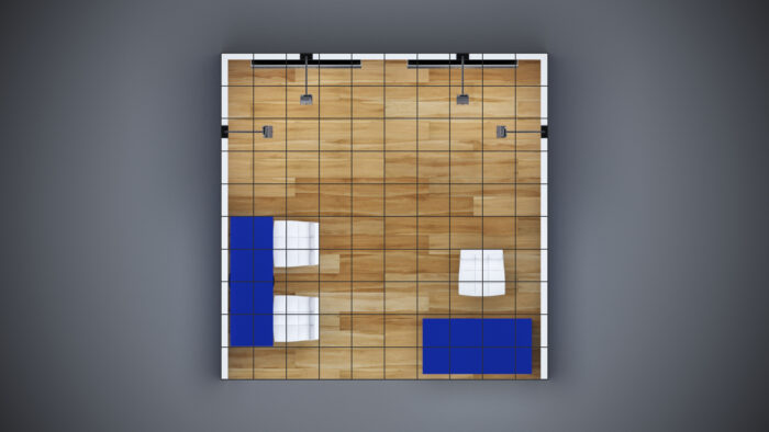 10x40 Trade Show Exhibit with a long, open layout for maximum impact.