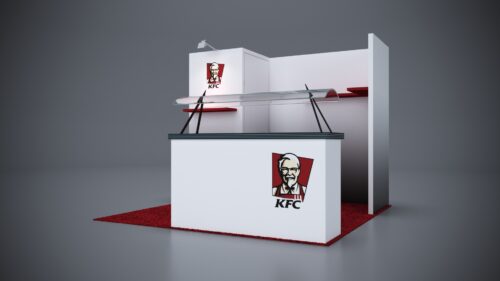 10x10 Trade Show Exhibit with customizable branding options.