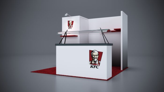 10x10 Trade Show Exhibit with customizable branding options.