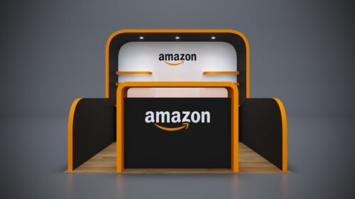 10x10 Trade Show Exhibit with collapsible frame for easy transport.