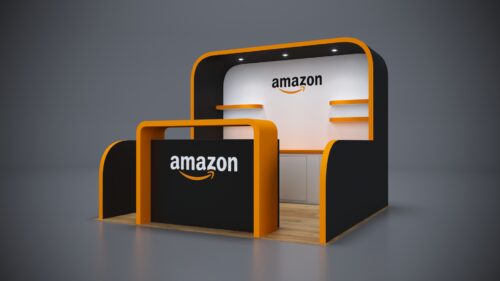 10x10 Trade Show Exhibit with seamless LED integration.