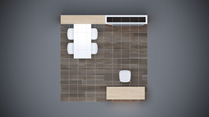 10x10 Trade Show Exhibit with bold, high-resolution branding.