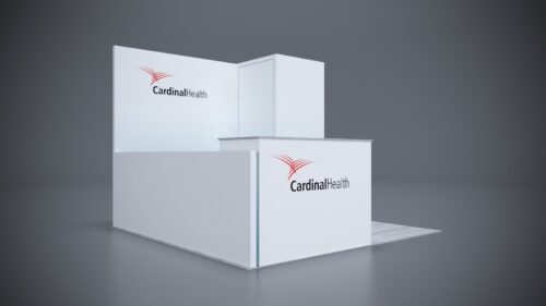 10x10 Trade Show Exhibit featuring engaging, high-definition visuals.