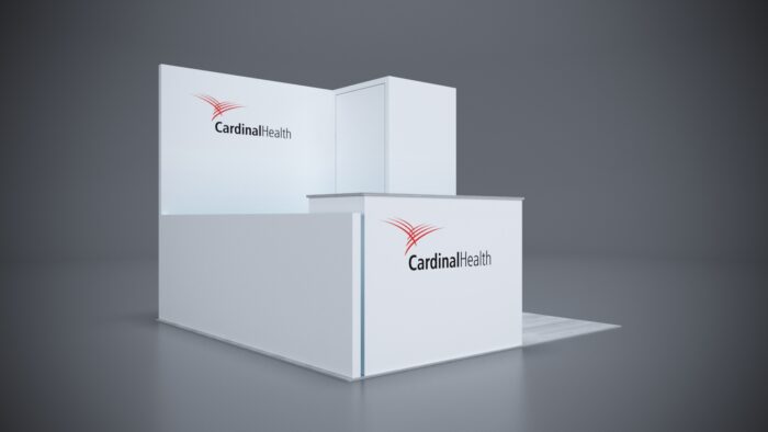 10x10 Trade Show Exhibit featuring engaging, high-definition visuals.