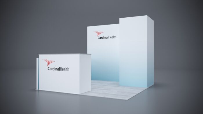 10x10 Trade Show Exhibit featuring a dynamic and inviting layout.