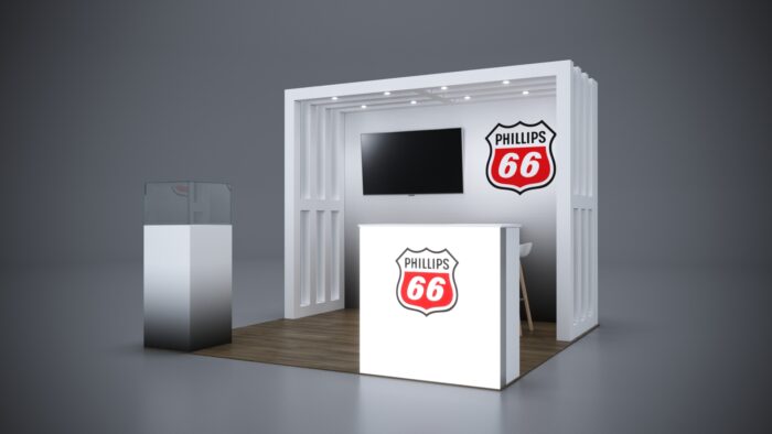 10x10 Trade Show Exhibit designed for fast and effortless setup.