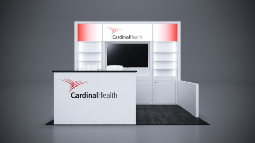 10x10 Trade Show Exhibit with lightweight frame and bold visuals.