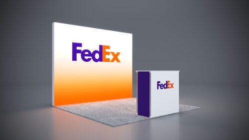 10x10 Trade Show Exhibit featuring premium materials and finishes.