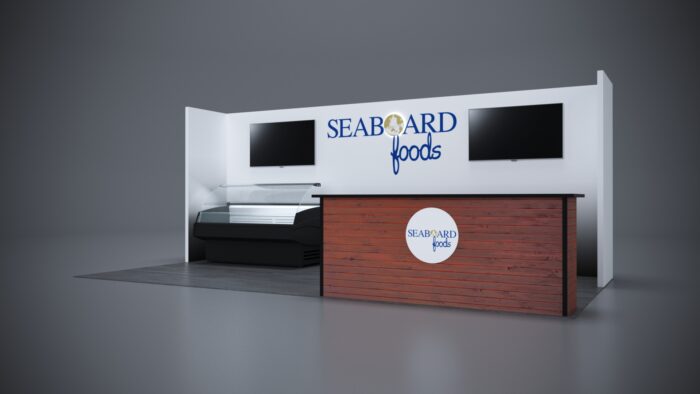 10x20 Trade Show Exhibit featuring tool-free modular assembly.