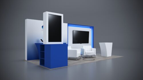 10x20 Trade Show Exhibit featuring modular walls and flexible layouts.