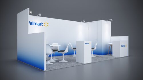 10x20 Trade Show Exhibit featuring premium materials and finishes.