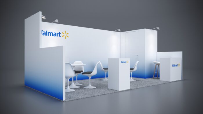 10x20 Trade Show Exhibit featuring premium materials and finishes.