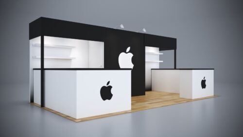 10x20 Trade Show Exhibit featuring customizable colors and branding.