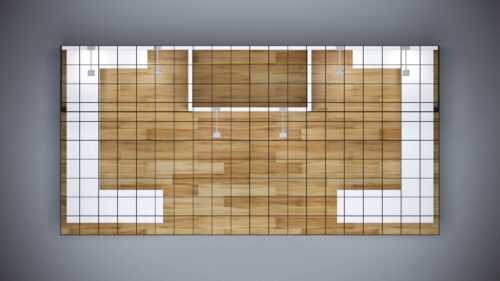 10x20 Trade Show Exhibit with open-concept floor design.