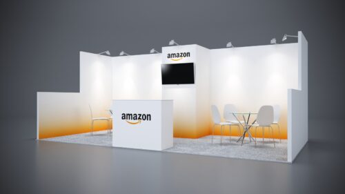 10x20 Trade Show Exhibit designed for fast and easy setup.