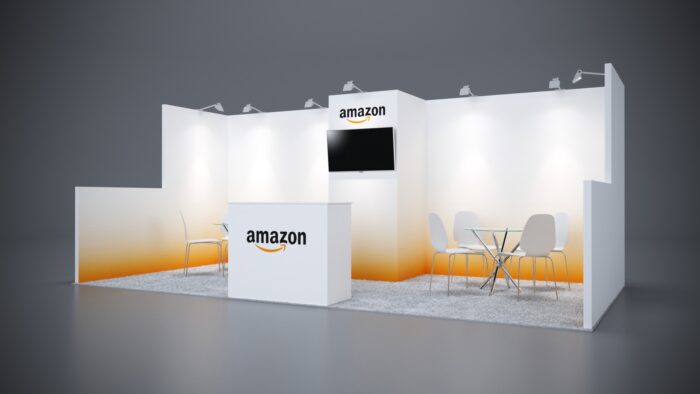 10x20 Trade Show Exhibit designed for fast and easy setup.