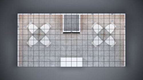 10x20 Trade Show Exhibit featuring high-quality printed graphics.