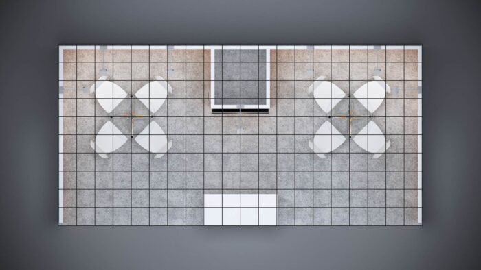 10x20 Trade Show Exhibit featuring high-quality printed graphics.