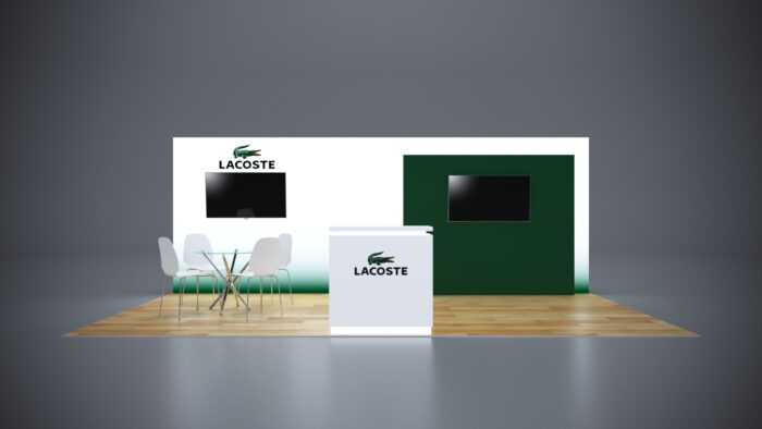 10x20 Trade Show Booth Rental 19 10x20 Trade Show Exhibit designed for immersive customer engagement.