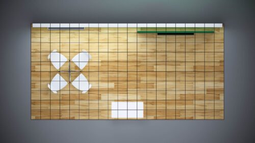 10x20 Trade Show Exhibit featuring integrated product demo stations.