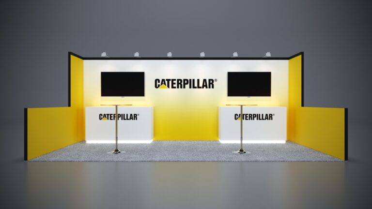 10x20 Trade Show Exhibit featuring multiple product display areas.