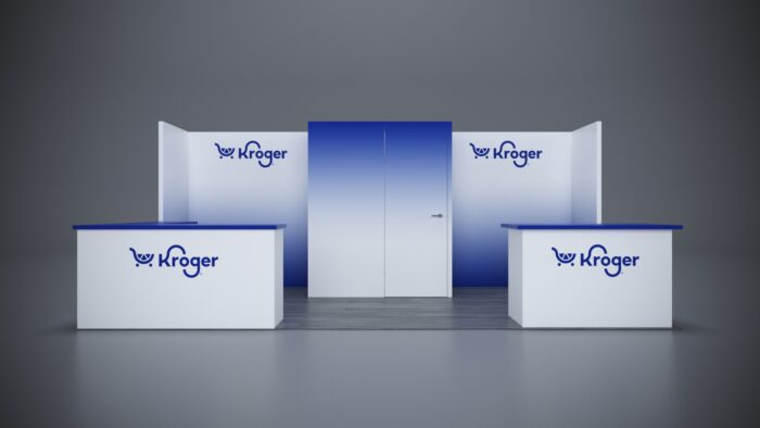 10x20 Trade Show Booth Rental 5 10x20 Trade Show Exhibit with lightweight, durable aluminum frames.