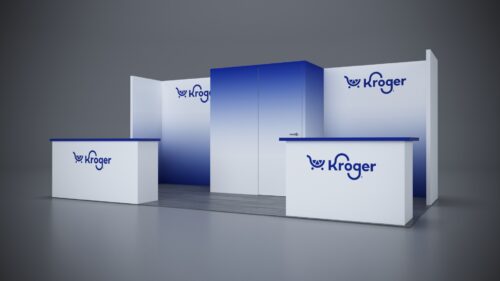 10x20 Trade Show Exhibit designed for a strong brand presence.