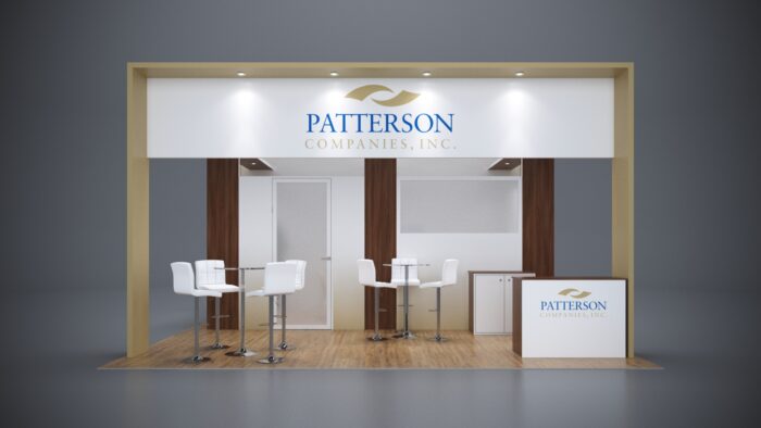 20x20 Trade Show Exhibit featuring premium LED lighting solutions.