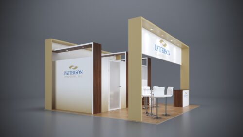 20x20 Trade Show Exhibit designed for seamless visitor flow.