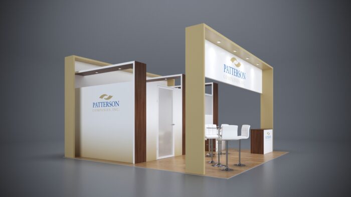 20x20 Trade Show Exhibit designed for seamless visitor flow.