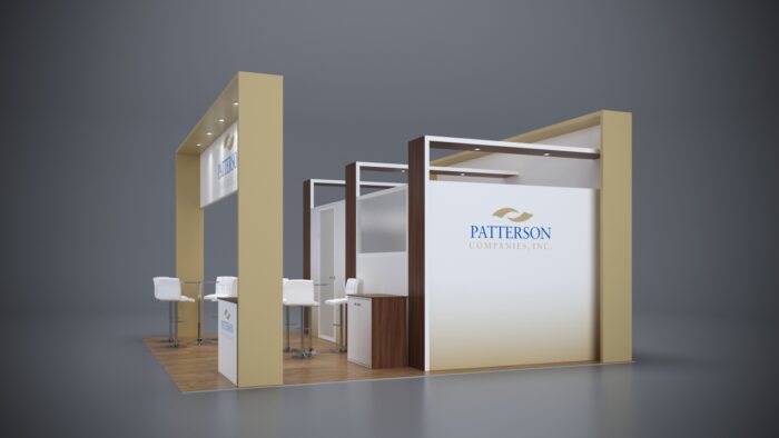 20x20 Trade Show Exhibit with high-resolution printed graphics.