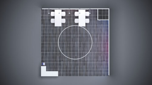 20x20 Trade Show Exhibit featuring high-tech digital integrations.