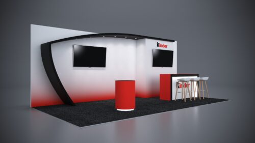 10x20 Trade Show Exhibit featuring innovative, space-saving designs.