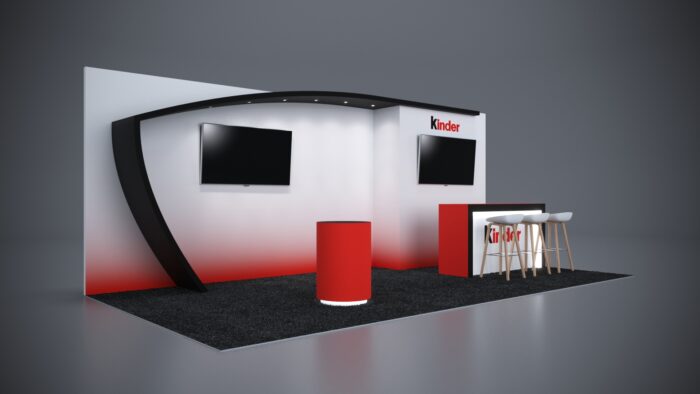 10x20 Trade Show Exhibit featuring innovative, space-saving designs.