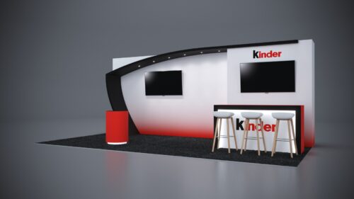 10x20 Trade Show Exhibit with professional-grade tension fabric.