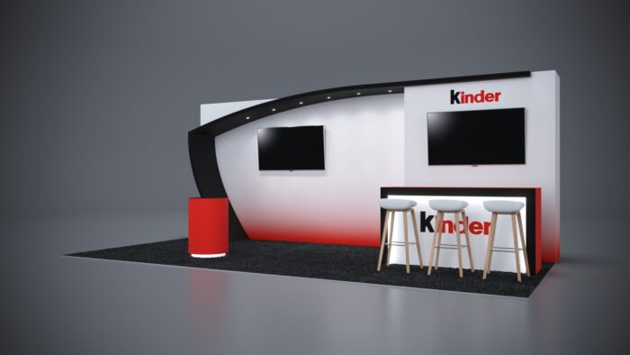 10x20 Trade Show Exhibit with professional-grade tension fabric.