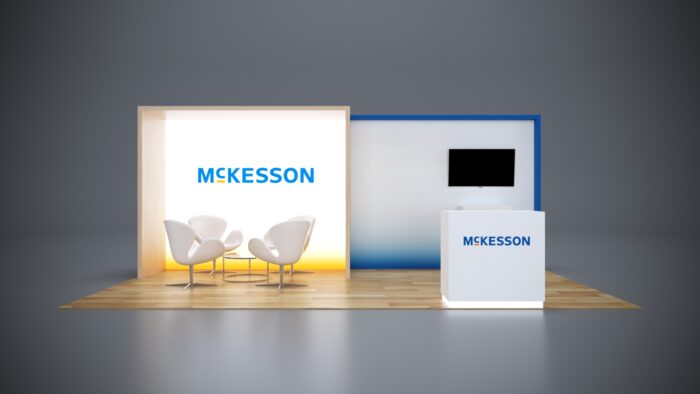 10x20 Trade Show Booth Rental 27 10x20 Trade Show Exhibit featuring seamless integration of technology.