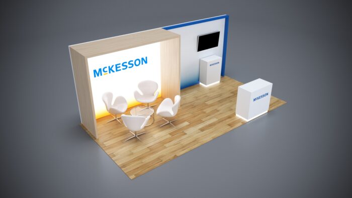 10x20 Trade Show Exhibit with engaging, high-definition visuals.