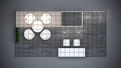 10x20 Trade Show Exhibit with striking LED backlit signage.