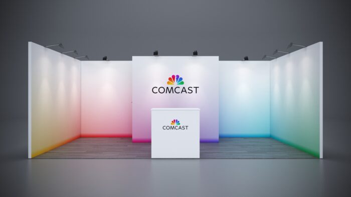 10x20 Trade Show Booth Rental 29 10x20 Trade Show Exhibit featuring open-concept, accessible design.