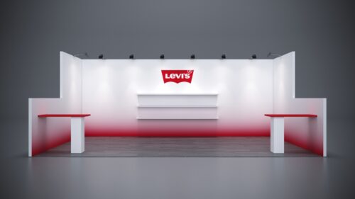 10x20 Trade Show Exhibit featuring tech-friendly, digital integration.