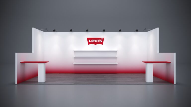 10x20 Trade Show Exhibit featuring tech-friendly, digital integration.