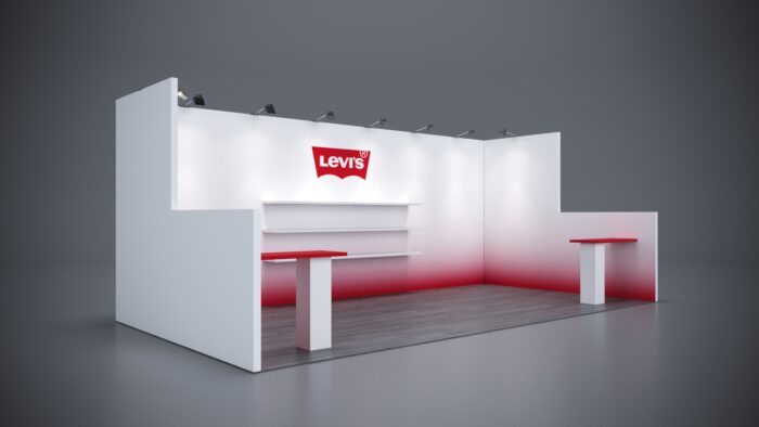 10x20 Trade Show Exhibit with backlit panels for brand storytelling.