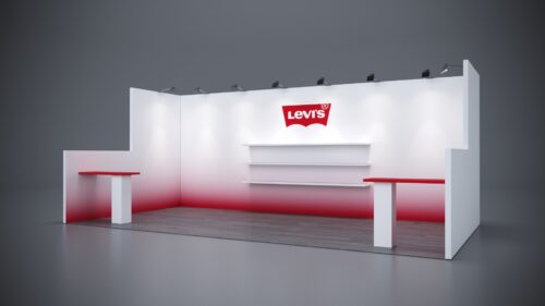 10x20 Trade Show Exhibit designed to optimize booth space.