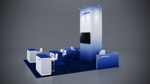 20x20 Trade Show Exhibit designed for immersive visitor experiences.