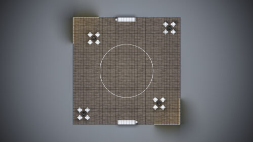 40x40 custom exhibit with interactive digital displays, ample storage, and engaging branding solutions.