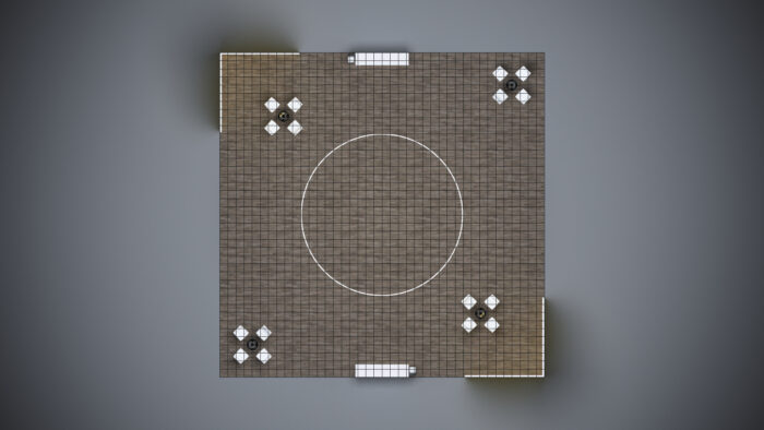 40x40 custom exhibit with interactive digital displays, ample storage, and engaging branding solutions.