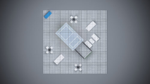 40x40 custom trade show booth with premium materials, flexible design, and LED lighting features.