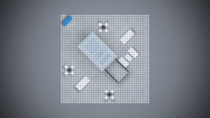 40x40 custom trade show booth with premium materials, flexible design, and LED lighting features.