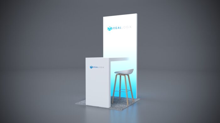 Conference sponsorship booths with engaging design, interactive displays, and large-scale branding opportunities.